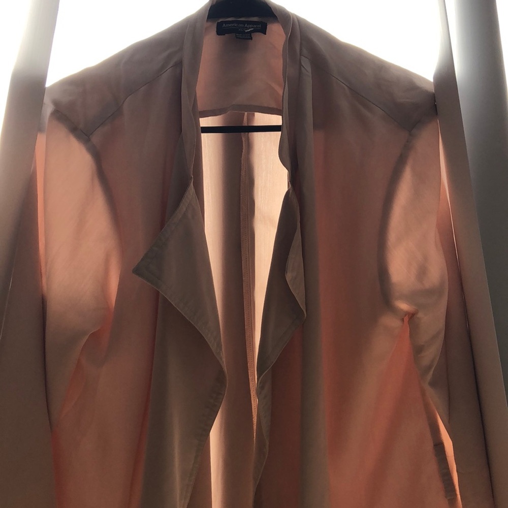 American Apparel trench coat.